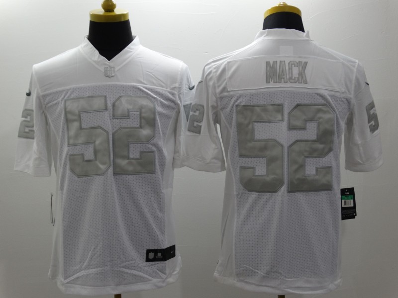 Men's Las Vegas Raiders Khalil Mack #52 White Jersey
